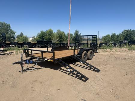New 2026 Load Trail 7-16 Tandem Axle Ramp Gate Utility W/ ATV Ramps 7K GVWR