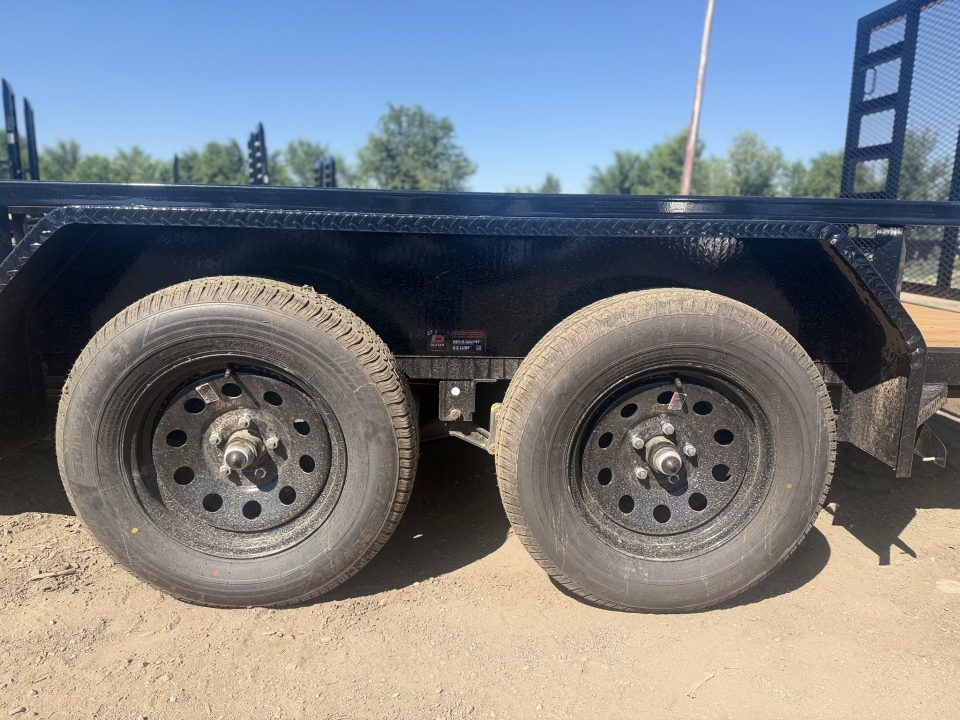 New 2026 Load Trail 7-16 Tandem Axle Ramp Gate Utility W/ ATV Ramps 7K GVWR