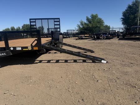 New 2026 Load Trail 7-16 Tandem Axle Ramp Gate Utility W/ ATV Ramps 7K GVWR