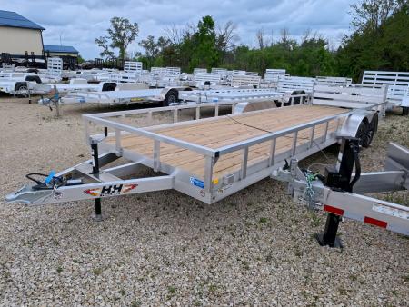 New 2026 H&H Trailers 82 x 24 Aluminum Railside Utility, with 7K GVWR - Tandem Axle