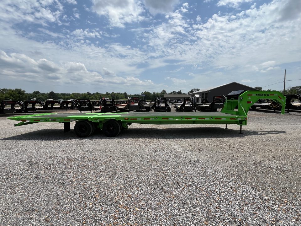 New 2027 MAXXD Hydraulic Dovetail Gooseneck Trailer | 34' x 102' 30K GVWR