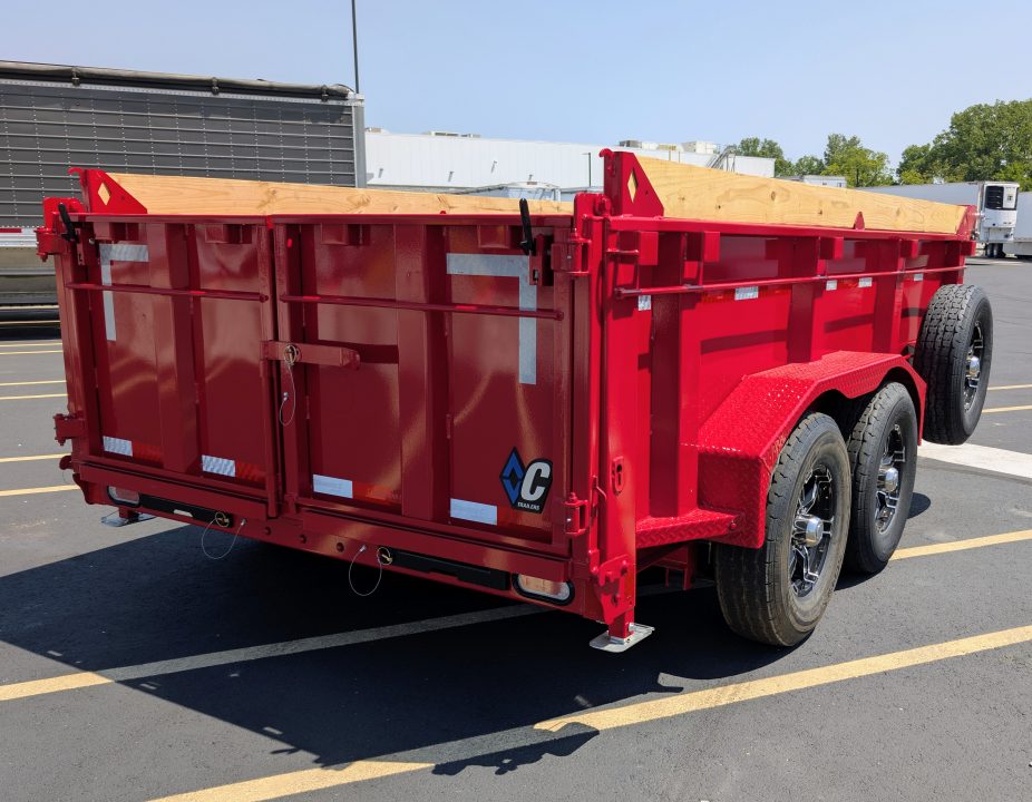 New Diamond C MDT-206-6.5'x 12' 9890lb (GVWR) Half Ton Towable Dump Trailer
