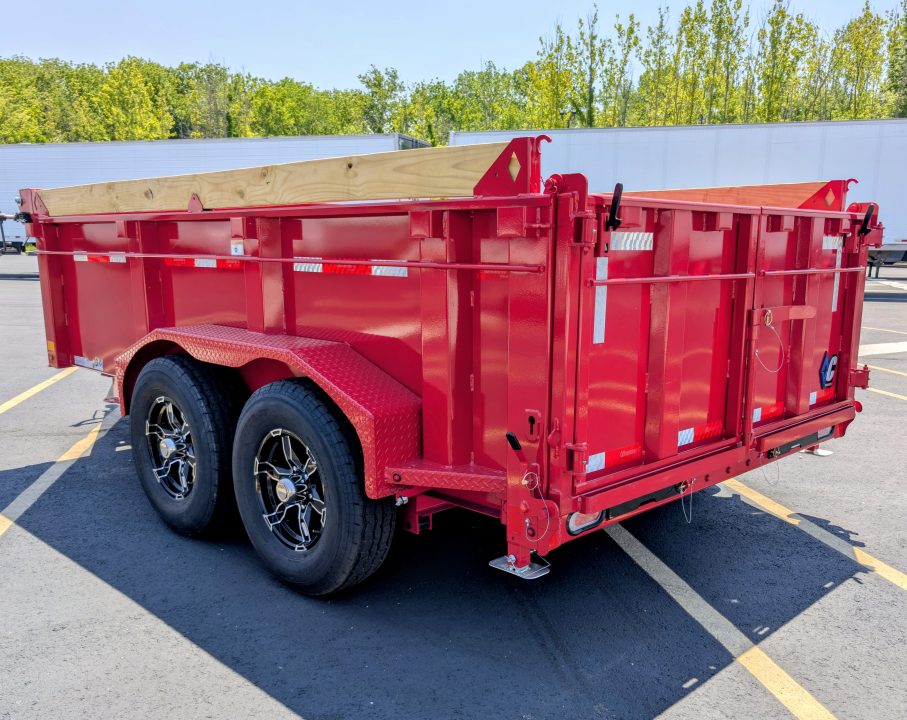 New Diamond C MDT-206-6.5'x 12' 9890lb (GVWR) Half Ton Towable Dump Trailer