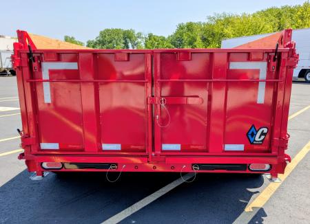 New Diamond C MDT-206-6.5'x 12' 9890lb (GVWR) Half Ton Towable Dump Trailer