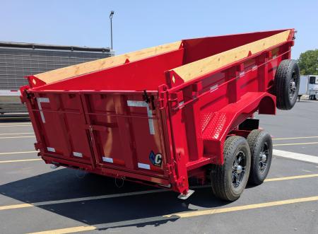 New Diamond C MDT-206-6.5'x 12' 9890lb (GVWR) Half Ton Towable Dump Trailer