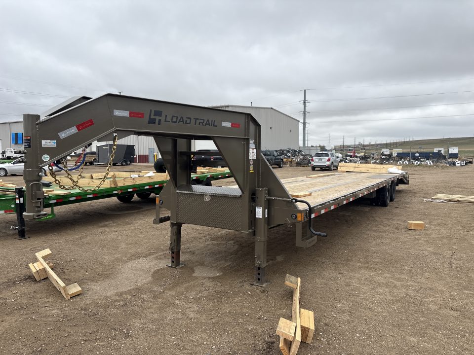 New 2026 GP24 (GP0240122) 102" x 35+5' Low-Pro Gooseneck Deckover DISK BRAKES