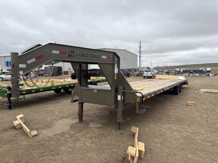 New 2026 GP24 (GP0240122) 102" x 35+5' Low-Pro Gooseneck Deckover DISK BRAKES