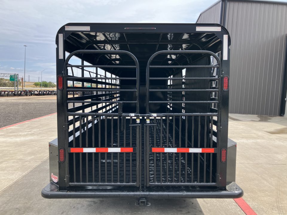 New 2027 Good Guys 6'8"x24' GN Steel Top Livestock Trailer - Stockman