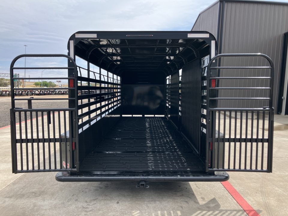 New 2027 Good Guys 6'8"x24' GN Steel Top Livestock Trailer - Stockman
