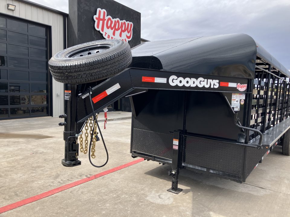 New 2027 Good Guys 6'8"x24' GN Steel Top Livestock Trailer - Stockman