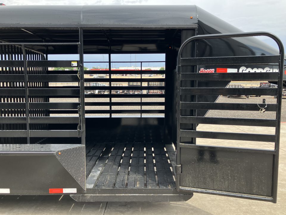 New 2027 Good Guys 6'8"x24' GN Steel Top Livestock Trailer - Stockman
