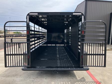 New 2027 Good Guys 6'8"x24' GN Steel Top Livestock Trailer - Stockman