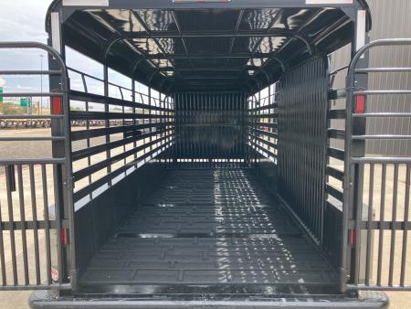 New 2027 Good Guys 6'8"x24' GN Steel Top Livestock Trailer - Stockman