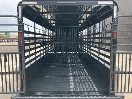 New 2027 Good Guys 6'8"x24' GN Steel Top Livestock Trailer - Stockman