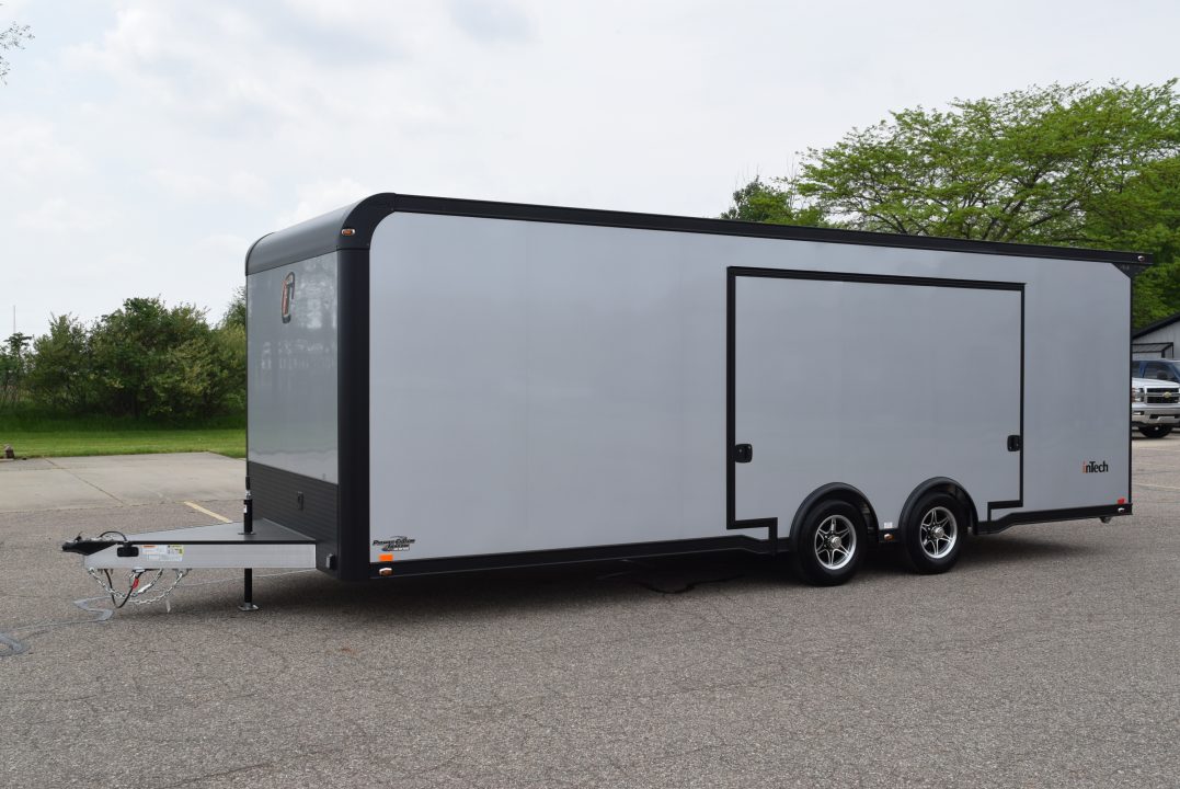 New INTECH 8.5x24 LITE SERIES ALL ALUMINUM RACE HAULER
