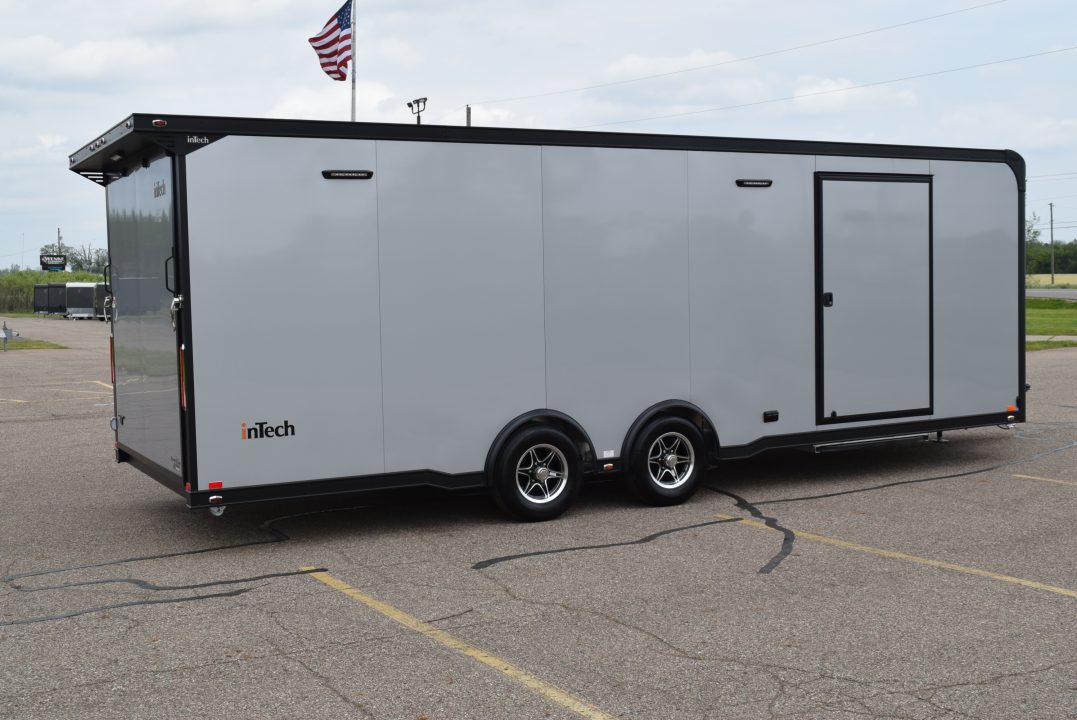 New INTECH 8.5x24 LITE SERIES ALL ALUMINUM RACE HAULER