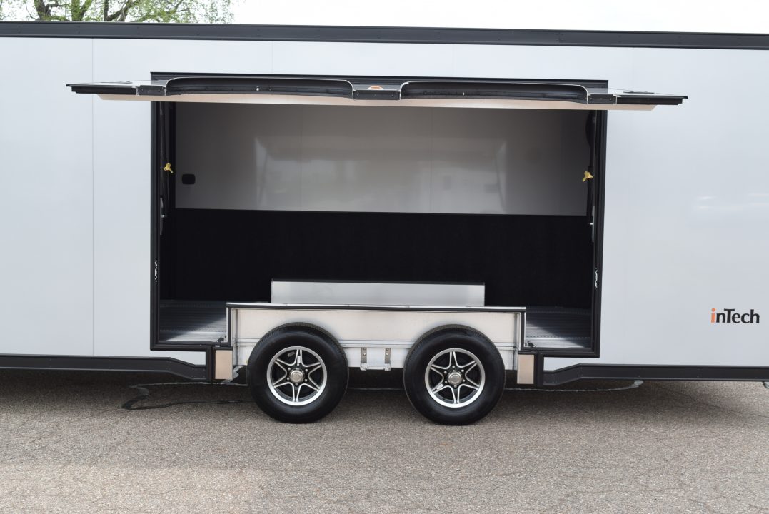 New INTECH 8.5x24 LITE SERIES ALL ALUMINUM RACE HAULER