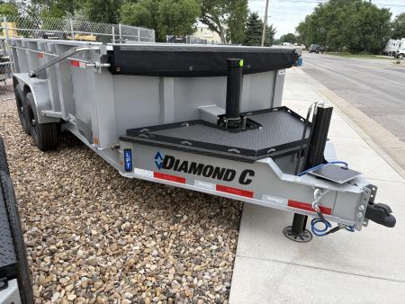 New 2026 Diamond C Trailers LPT207 14X82 Dump Trailer