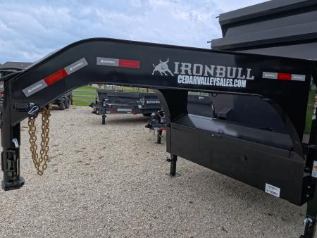 New 2026 Iron Bull 83 x 16 DBG Roll-Off Gooseneck Dump Trailer, 14K GVWR ,Compatible with up to 3 Roll- Off Bins