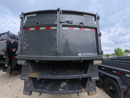 New 2026 Iron Bull 83 x 16 DBG Roll-Off Gooseneck Dump Trailer, 14K GVWR ,Compatible with up to 3 Roll- Off Bins