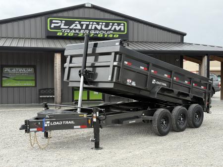 New 2026 Load Trail DL 83X16X3 HIGH SIDE TELESCOPIC W/7 GAUGE FLOOR AND 14 PLY TIRES 21K GVWR Dump Trailer