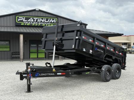 New 2026 Load Trail DL 83X14X3 HIGH SIDE TELESCOPIC W/7 GAUGE FLOOR AND 14 PLY TIRES 14K GVWR Dump Trailer