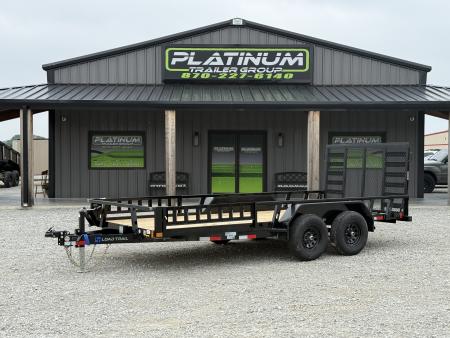 New 2026 Load Trail UE 83X16 TANDEM AXLE W/4' FOLDING GATE, SIDE LOAD RAMPS, AND SQUARE TUBE SIDE RAILS 9990 GVWR Utility Trailer