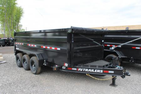 New 2026 PJ Trailers 16' DM 21K GVWR STOCK ID 53659 Dump Trailer