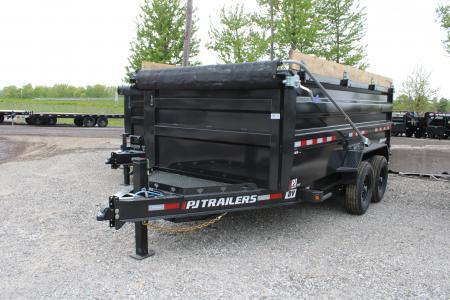 New 2026 PJ Trailers 14' DV HS STOCK ID 53662 Dump Trailer