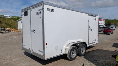 New 2026 Car Mate 7x16 HD Custom Cargo Trailer w/ Barn Doors
