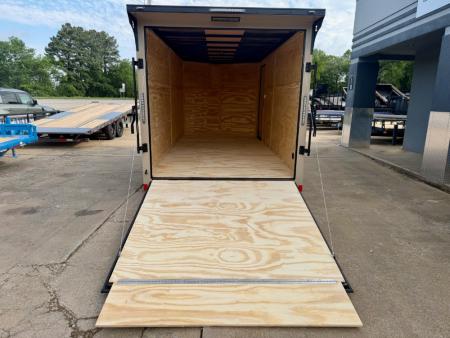 New 2026 Stallion Manufacturing LLC 7' X 16' Tandem Ramp Cargo / Enclosed Trailer