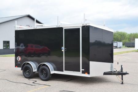 New 2026 United Trailers UJ-S 7x14 Cargo Trailer w/ Ladder/Cargo Racks