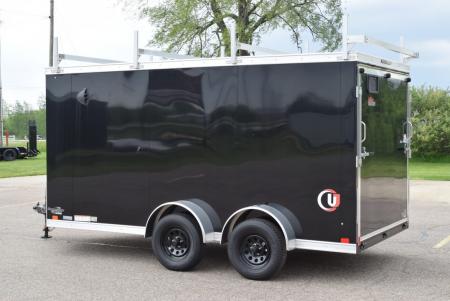 New 2026 United Trailers UJ-S 7x14 Cargo Trailer w/ Ladder/Cargo Racks
