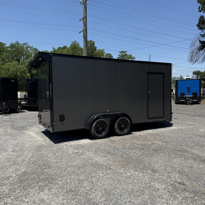 New 2026 Hook and Line 7x16TA Cargo / Enclosed Trailer