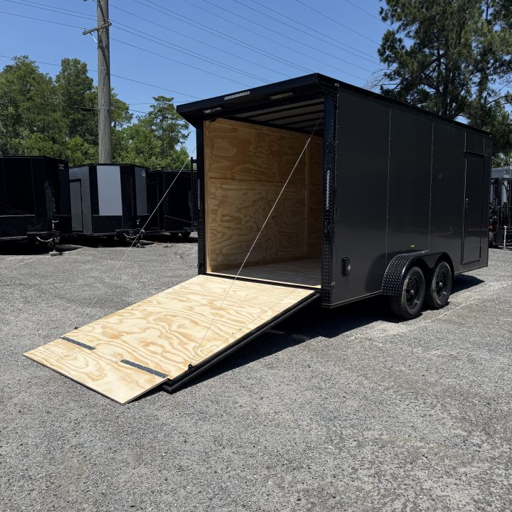 New 2026 Hook and Line 7x16TA Cargo / Enclosed Trailer