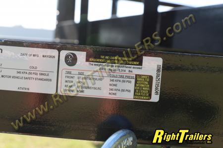 New 2026 7X16 TRIPLE CROWN ATV UTILITY TRAILER