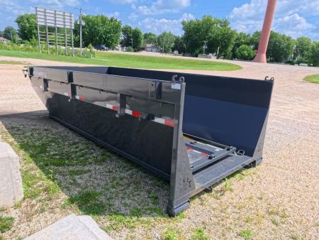 New 2026 Iron Bull 83 x 16 Roll-Off Bin Dump Bin - Gray