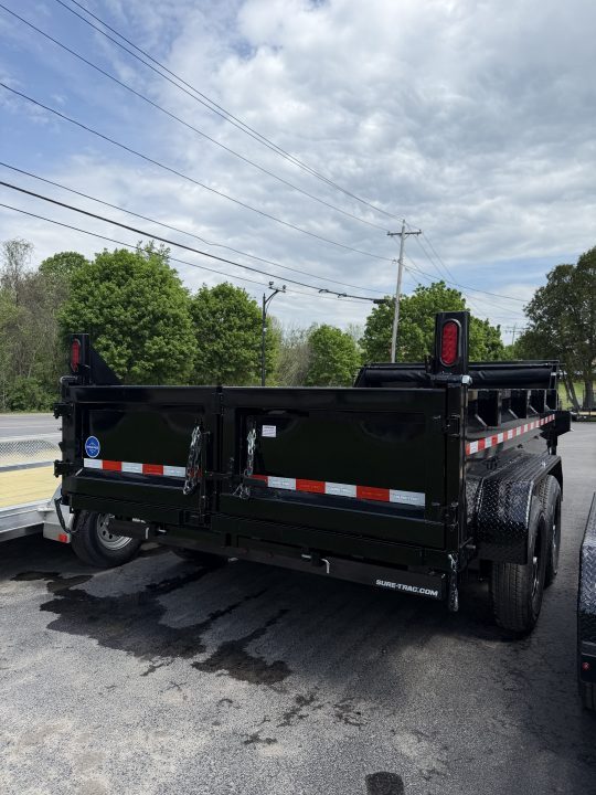 New 2026 Sure-Trac 7X14 HD Low Profile Telescopic Dump Trailer 14K