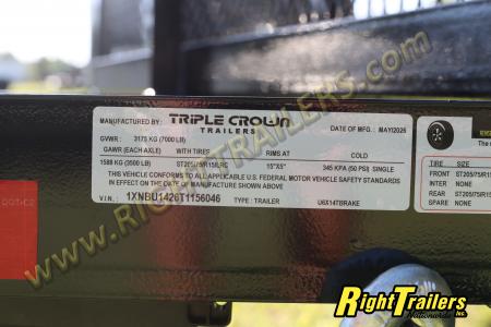 New 2026 6X14 Triple Crown UTILITY TRAILER
