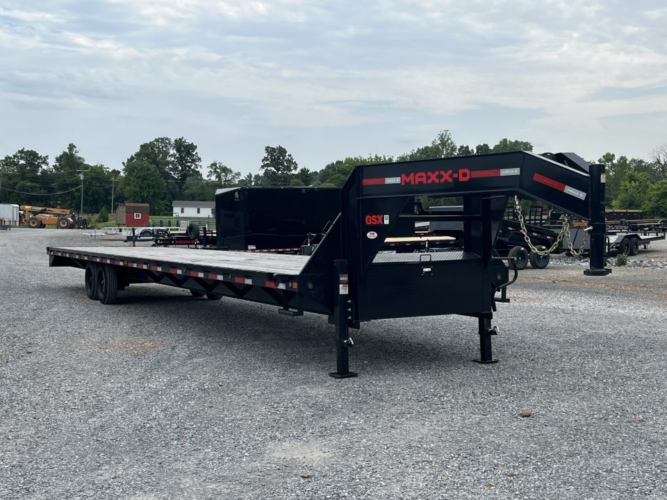 Used 2025 MAXXD 102"X40' 12K NON CDL Gooseneck Flatbed Trailer