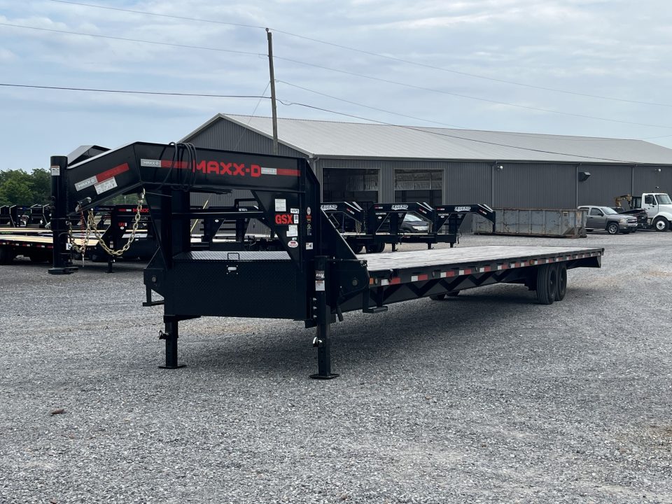 Used 2025 MAXXD 102"X40' 12K NON CDL Gooseneck Flatbed Trailer