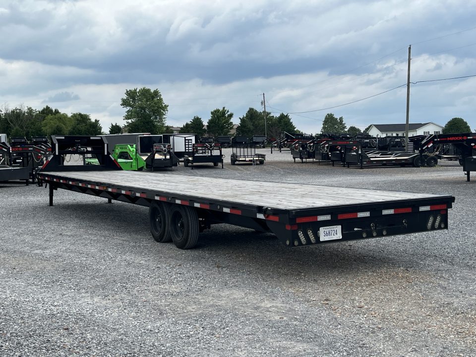 Used 2025 MAXXD 102"X40' 12K NON CDL Gooseneck Flatbed Trailer