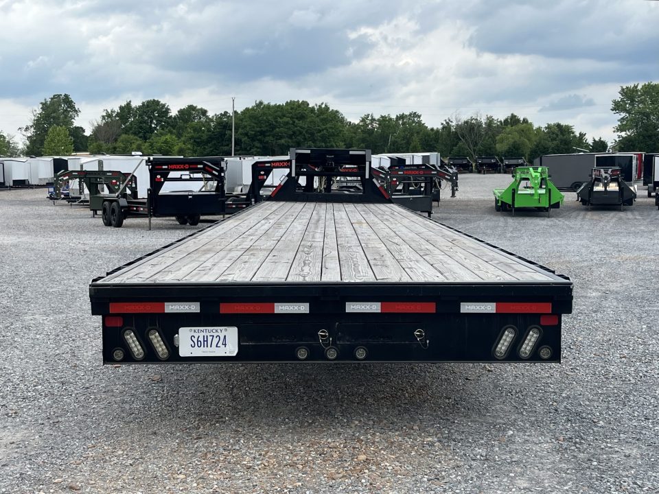 Used 2025 MAXXD 102"X40' 12K NON CDL Gooseneck Flatbed Trailer