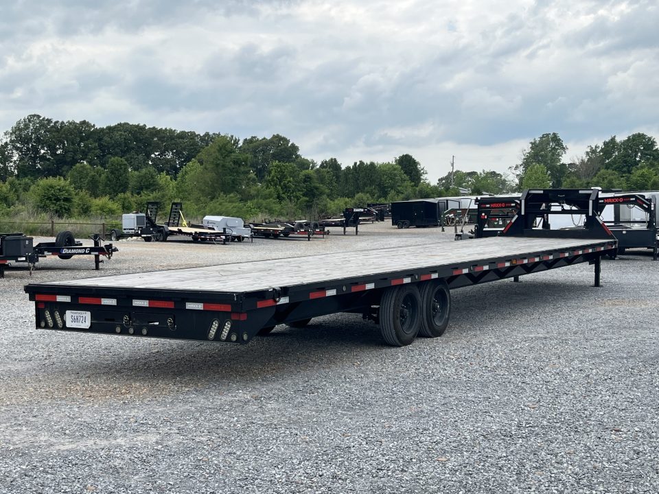 Used 2025 MAXXD 102"X40' 12K NON CDL Gooseneck Flatbed Trailer