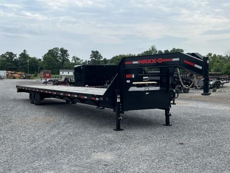 Used 2025 MAXXD 102"X40' 12K NON CDL Gooseneck Flatbed Trailer