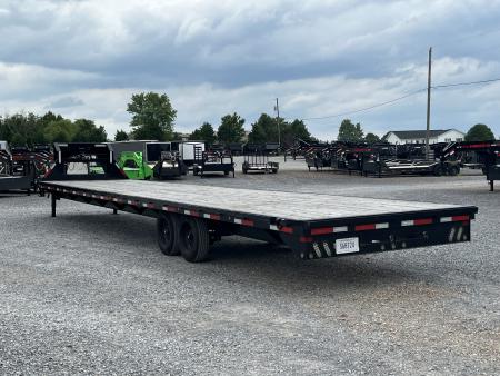 Used 2025 MAXXD 102"X40' 12K NON CDL Gooseneck Flatbed Trailer