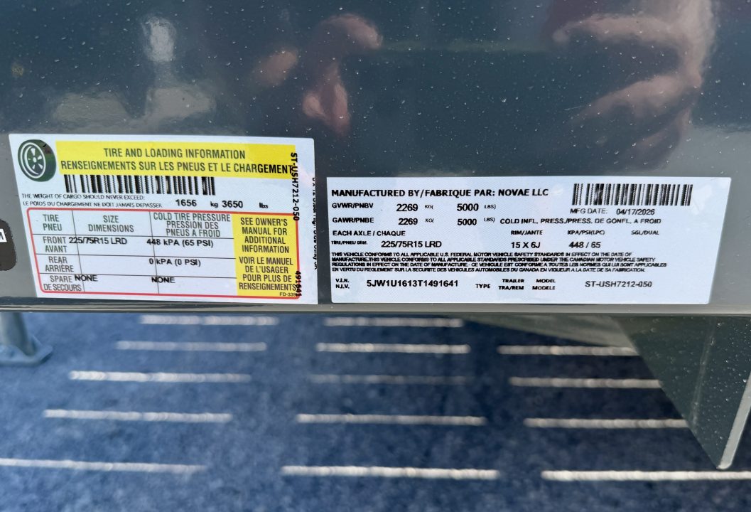New 2026 Sure-Trac 6x12 Steel High Side 5K