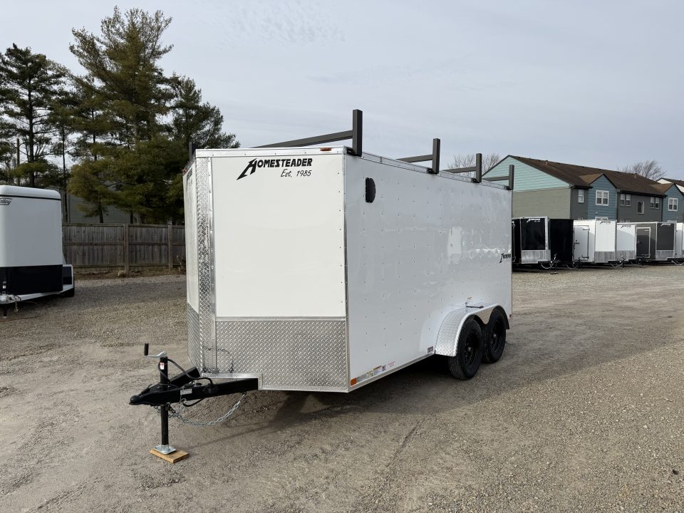 New 2026 Homesteader Trailer 7x14x6 Intrepid Ramp Door Package Contractor Package Cargo / Enclosed Trailer