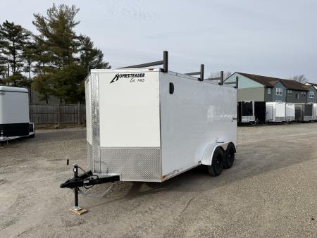 New 2026 Homesteader Trailer 7x14x6 Intrepid Ramp Door Package Contractor Package Cargo / Enclosed Trailer