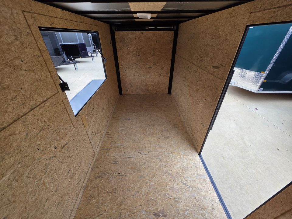New 2026 New 6x12 SA Screwless Vending Enclosed Trailer | Blackout | Spoiler Package | .08 Polycor | 1115